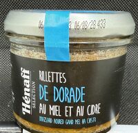 Rillettes de dorade au miel et cidre 90gr